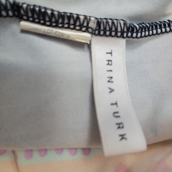 Trina Turk Nuevo Sol Halter Tankini Top Size 6 - Picture 4 of 6